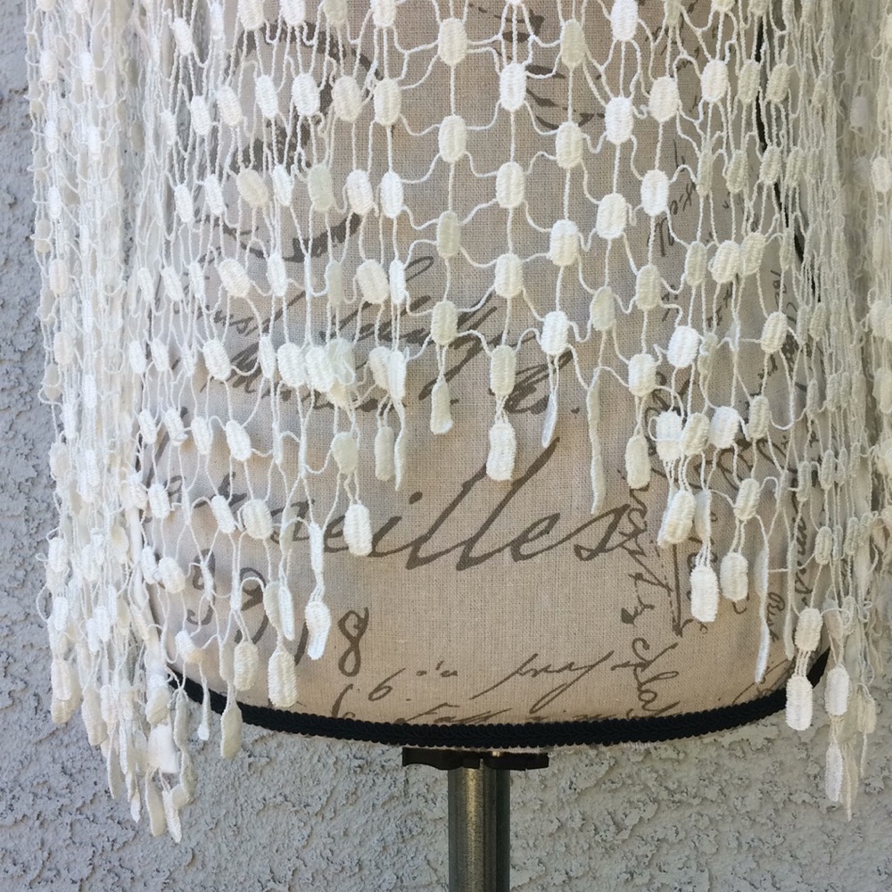 Free People Sheer White Ivory Crochet Knit Mermaid Top Overlay Blouse - Picture 3 of 9